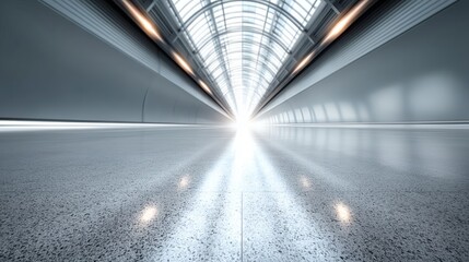 Obraz premium Modern Architectural Tunnel Perspective
