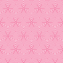 Triangle and hexagon backgrounds with a procedural texture and swatchable pink / 三角形と六角形の背景素材 プロシージャル テクスチャ スウォッチ対応 ピンク