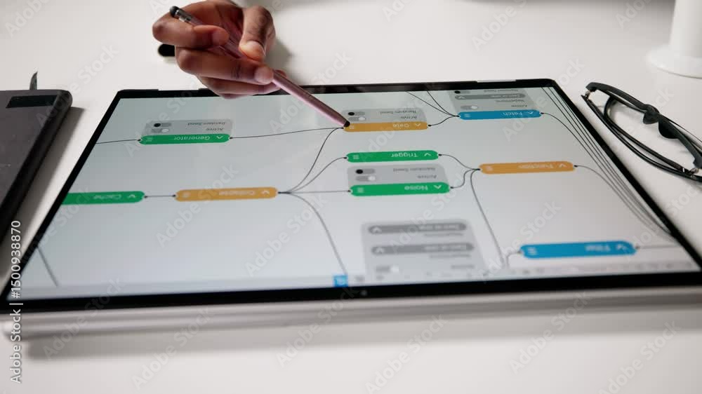 Poster Engineer Using Node Editor