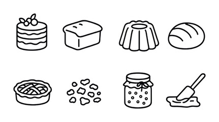 Delicious baked goods and preserves - perfect for recipes and dessert inspiration