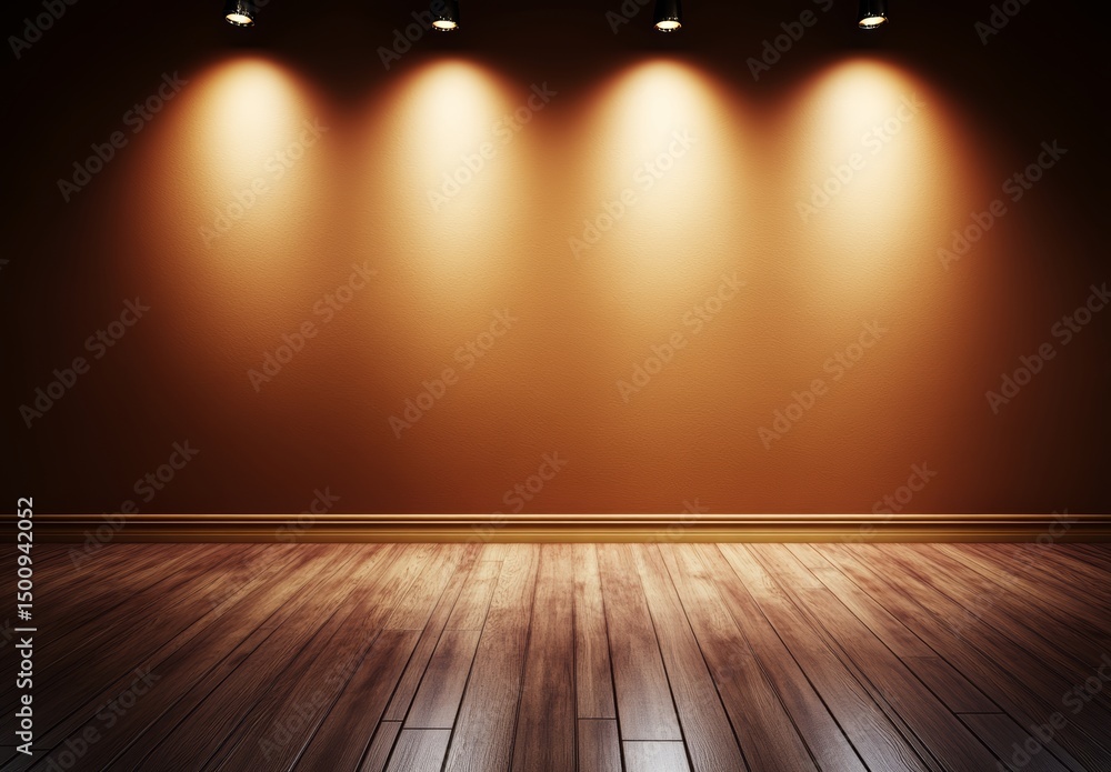 Poster a brown background brochure frame template features a border with blank web space to copy a flier wi