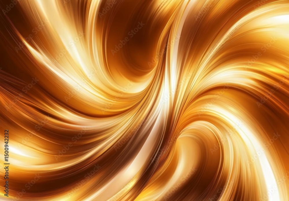 Poster the digital pattern features a liquid background shape with a flow of white and colorful waves, oran