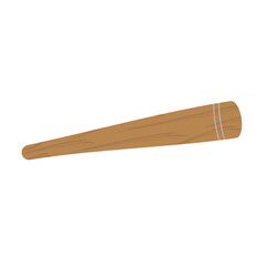 Vector icon of a smoking pipe, a classic tool to inhale tobacco, 
consisting of a mouthpiece and a combustion chamber, 
illustration in flat art style. 