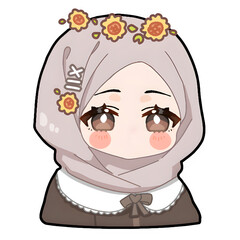 Chibi Hijab Girls 