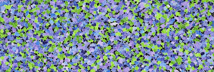 Textura abstracta de pétalos de flores en tonos azules y verdes