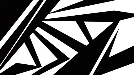 Futuristic Geometric Interface with Abstract Shapes