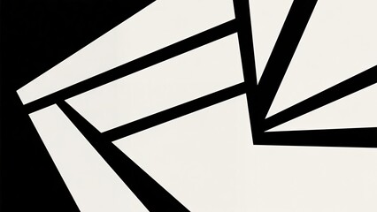 Futuristic Geometric Interface with Abstract Shapes