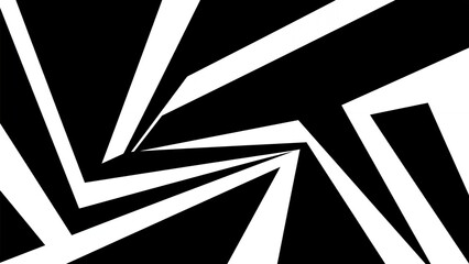 Futuristic Geometric Interface with Abstract Shapes