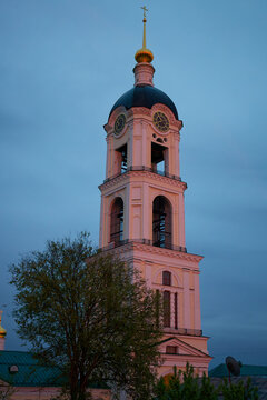 A tall tower with a clock on it