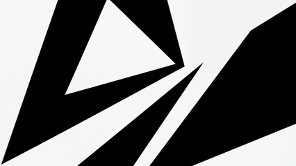 Futuristic Geometric Interface with Abstract Shapes