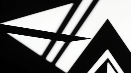 Futuristic Geometric Interface with Abstract Shapes