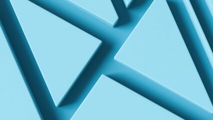 Futuristic Geometric Interface with Abstract Shapes