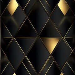 Gold metal texture with abstract geometric patterns on modern urban architecture