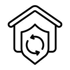Home Security Automation Icon