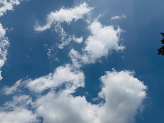 blue sky with clouds