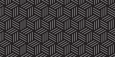 Vector fabric seamless geometric design. Ornament textile and art decor paper.	Seamless maze square illustration pattern wallpaper.