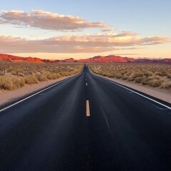 road in desert