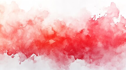 Abstract red watercolor background