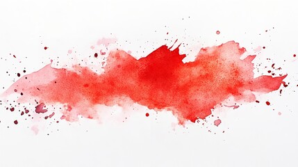 Abstract red watercolor background