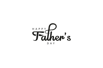 Father's Day typography, greeting, calligraphy, handwritten vector eps 10.