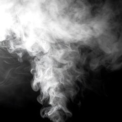 White smoke background