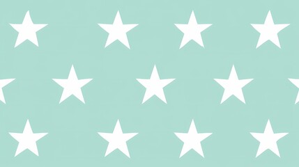 Seamless pattern with evenly spaced five-pointed stars, ideal for textiles, digital backgrounds, and clean decorative surface design.
