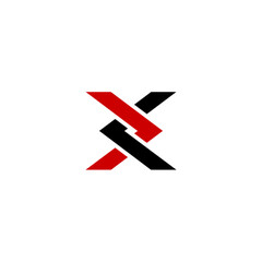logistic delivery courier transport service logo. initial letter x or money finance and internet thinks concept design.