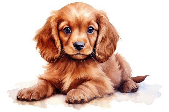 Puppy spaniel animal canine.