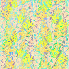 Watercolor abstract butterfly wings seamless trendy pattern