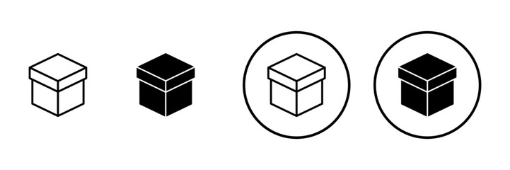 Box icon vector. box sign and symbol, parcel, package