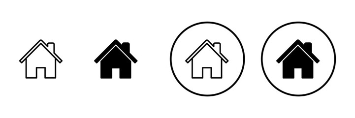 House icon vector. Home sign and symbol