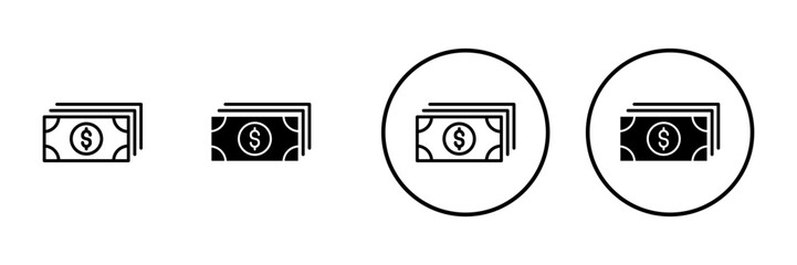 Money icon vector. Money sign and symbol