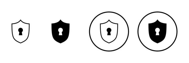 Security icon vector. protection sign and symbol. privacy. vpn