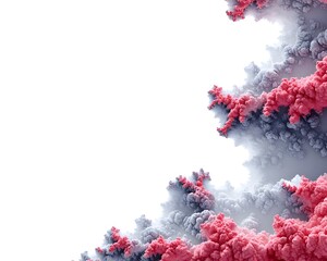 Abstract colorful smoke design in modern art style digital artwork vibrant environment artistic expression