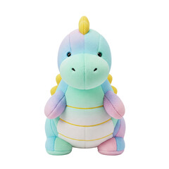 Pastel dinosaur plush toy character