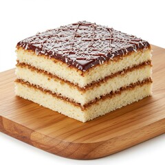 Layered Coconut Chocolate Cake_ Sweet and Delightful Dessert Square
