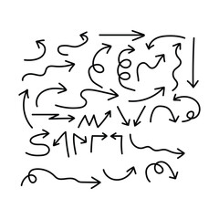 abstract flat vector logo design like arrow