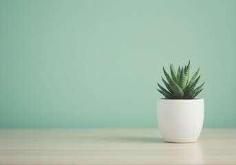 Small Potted Plant on Table