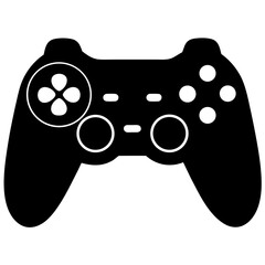 Black Silhouette of a Video Game Controller Icon © Suplab_Designer