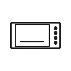 Make a Professional Microwave Icon Vector