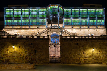 Historische Häuserfront in Salamanca