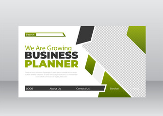 website header design for digital marketing agency 
