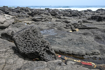 Afrique Senegal île de Ngor ocean Atlantique roche rocher volcanique