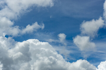Blue Sky and White Clouds