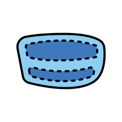 bifocal lenses color flat icon for digital and print projects.