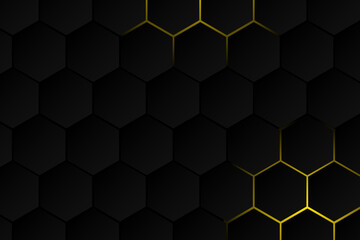abstract background with hexagons