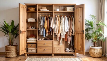 wooden kitchen interior