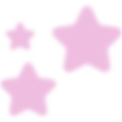 Blurred Gradient Cute Pink Star Y2K Modern