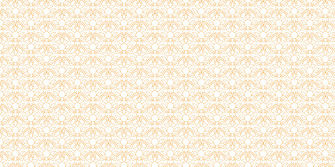 Elegant floral pattern seamlessly repeating on white background for decorative designs