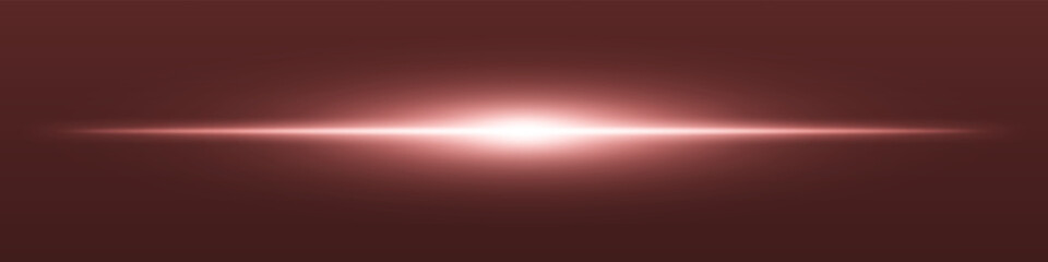 Bronze light beam. Sharp linear glow on dark blue background with radiant core, soft edge and tech-style brightness. Ideal for sci-fi, speed, energy, light source.